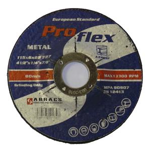 115x6x22mm Axxion® Metal Grinding Discs D/C